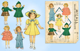 1930s Rare Vintage McCall Sewing Pattern 418 Rare 20in Movie Star Doll Clothes