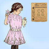 McCall 4196: 1910s Rare Uncut Toddler Girls Dress Size 6 Vintage Sewing Pattern