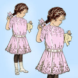 McCall 4196: 1910s Rare Uncut Toddler Girls Dress Size 6 Vintage Sewing Pattern