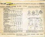 McCall's 4204: 1950s Cute Helen Lee Girls Dress Vintage Sewing Pattern