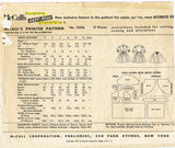 McCall's 4206: 1950s Cute Designer Helen Lee Girls Dress Vintage Sewing Pattern