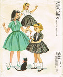 McCall 4386: 1950s Cute Toddler Girls Dress & Bolero Vintage Sewing Pattern