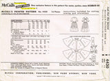 McCall 4430: 1950s Stunning Uncut Misses Sun Dress Sz 32B Vintage Sewing Pattern
