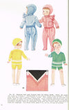 McCall 45: 1930s Rare 22in Patsy Doll Clothes Set Vintage Sewing & Knit Pattern