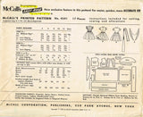 McCall's 4541: 1950s Uncut Helen Lee Girls Dress Size 4 Vintage Sewing Pattern