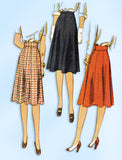 1940s Vintage McCall Sewing Pattern 4566 Uncut Misses WWII 8 Gore Skirt Sz 26 W