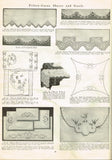1920s McCall Kaumagraph Embroidery Transfer 465 Uncut Floral Sheet Motifs