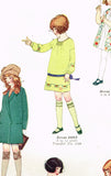 1920s Vintage McCall Sewing Pattern 4683 Rare Designer Girls Party Dress Size 10