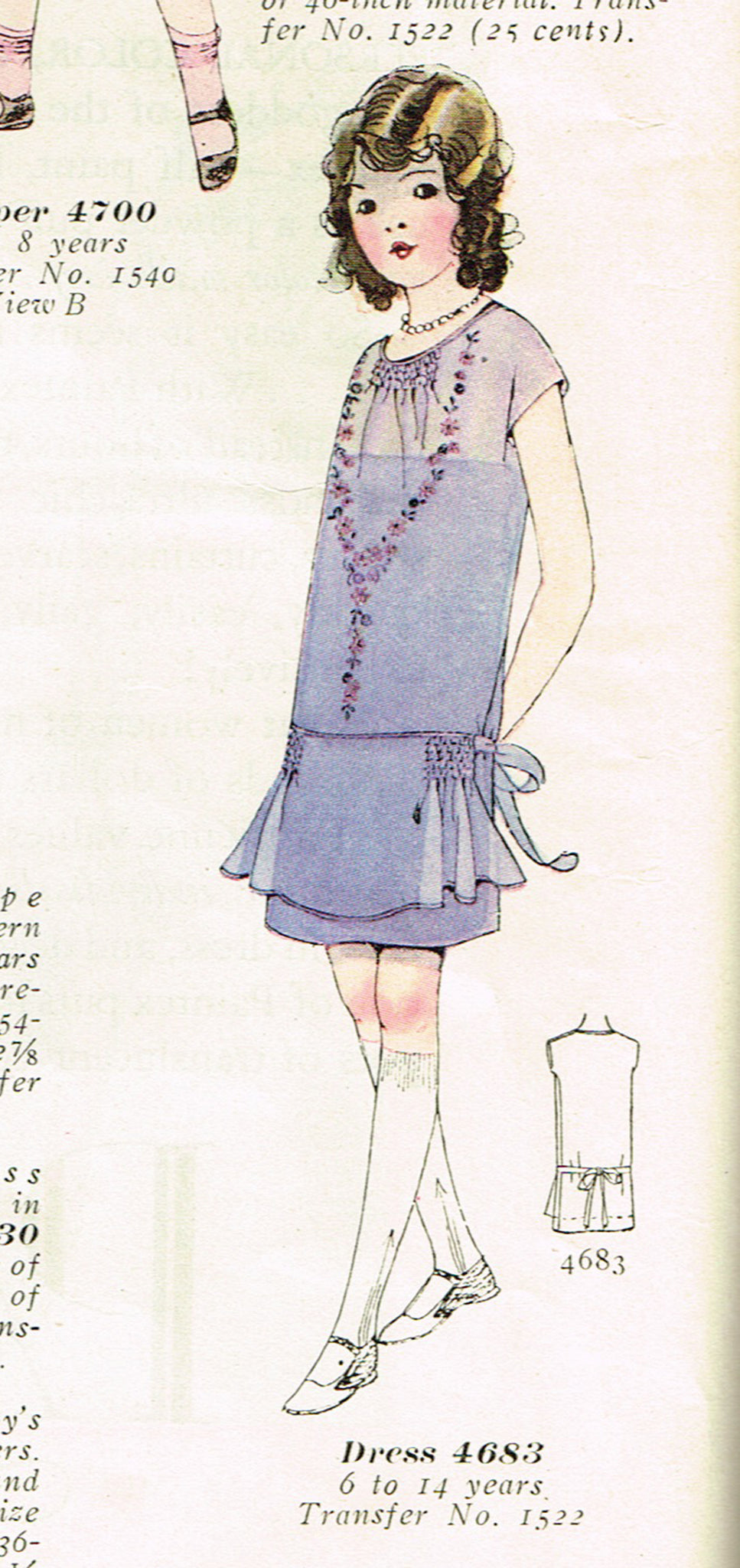 1920s Vintage McCall Sewing Pattern 4683 Rare Girls Party Dress Sz 10 Vintage4me2 1920s Vintage McCall Sewing Pattern 4683 Rare Girls Party Dress Sz 10 Vintage4me2