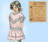 1910s Vintage McCalls Sewing Pattern 4702 Uncut Toddler Girls Dress Size 4