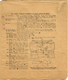 1910s Vintage McCalls Sewing Pattern 4702 Uncut Toddler Girls Dress Size 4
