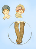 McCall 5038: 1930s Rare Toddler Hat & Leggings Size 2 Vintage Sewing Pattern