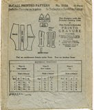 McCall 5038: 1930s Rare Toddler Hat & Leggings Size 2 Vintage Sewing Pattern