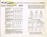 1960s Vintage McCall's Sewing Pattern 5359 Darling Uncut Misses Dress Sz 38 B