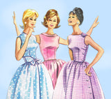 1960s Vintage McCall's Sewing Pattern 5359 Darling Uncut Misses Dress Sz 38 B