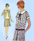 McCall 5749: 1920s Uncut Toddlers Girls Eton Dress Size 6 Vintage Sewing Pattern