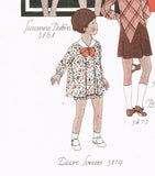 McCall 5879: 1920s Cute Little Girls Bloomer Dress Size 8 Vintage Sewing Pattern