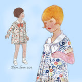 McCall 5879: 1920s Cute Little Girls Bloomer Dress Size 8 Vintage Sewing Pattern