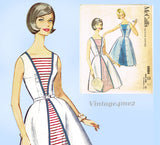 McCalls 5884: 1960s Uncut Misses Sun Dress Sz 36 Bust Vintage Sewing Pattern