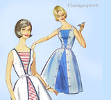 McCalls 5884: 1960s Uncut Misses Sun Dress Sz 36 Bust Vintage Sewing Pattern