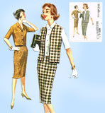 1960s Vintage McCalls Sewing Pattern 5975 Misses One Yard Suit Separates Sz 36 Bust