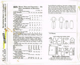 1960s Vintage McCalls Sewing Pattern 5975 Misses One Yard Suit Separates Sz 36 Bust