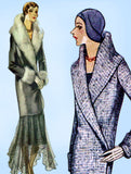 McCall 5990: 1920s Uncut Misses Evening Coat Size 34 Bust Vintage Sewing Pattern - Vintage4me2