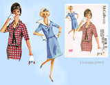 McCall 6119: 1960s Uncut 2 Piece Sailor Dress Sz 36 Bust Vintage Sewing Pattern