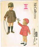 1960s Vintage MccCall's Sewing Pattern 6255 Sweet Baby Boys Coat & Cap Sz4