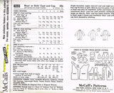 1960s Vintage MccCall's Sewing Pattern 6255 Uncut Toddler Boys Coat & Cap Sz5