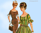 McCall's 6275: 1960s Cute Misses Street Dress Sz 36 Bust Vintage Sewing Pattern