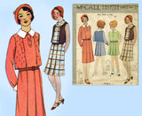 McCall 6402: 1920s Uncut Little Girls Eton Dress Size 10 Vintage Sewing Pattern