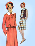 McCall 6402: 1920s Uncut Little Girls Eton Dress Size 10 Vintage Sewing Pattern