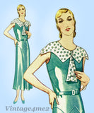 McCall 6503: 1930s Uncut Misses Day Dress Size 36 Bust Vintage Sewing Pattern - Vintage4me2
