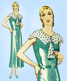 McCall 6503: 1930s Uncut Misses Day Dress Size 36 Bust Vintage Sewing Pattern - Vintage4me2