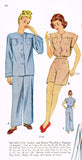 1940s Vintage McCall's Sewing Pattern 6718 Uncut Misses Pajamas Set Size 36 Bust -Vintage4me2
