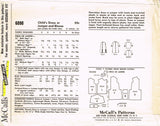 1960s Vintage MccCall's Sewing Pattern 6898 Cute Toddler Girls Flared Dress