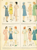 McCall 7015: 1930s Uncut Girls Art Deco Dress Size 8 Vintage Sewing Pattern