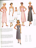 McCall 7034: 1940s Misses Princess Slip w Bra Top Sz 36 B Vintage Sewing Pattern