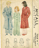 McCall Pattern 7064: 1930s Girls Housecoat & PJs Sz 8 Vintage Sewing Pattern