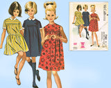 McCall 7141: 1960s Easy Little Girls Dress Size Medium Vintage Sewing Pattern