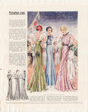 McCall 7466: 1930s Stunning Misses Evening Gown Sz 34 B Vintage Sewing Pattern