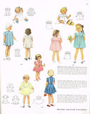 1940s Original Vintage McCall Sewing Pattern 7490 Baby Girls Pleated Dress Sz 2 - Vintage4me2