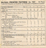 McCall 7807: 1940s Toddler Girls Suit Size 2 Original Vintage Sewing Pattern - Vintage4me2