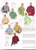 McCall's 7906: 1940s Classic Men's Sports Shirt Sz Small Vintage Sewing Pattern