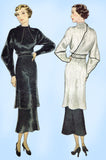 McCall 8074: 1930s Tunic Dress w Batwing Sleeves Size 40B Vintage Sewing Pattern - Vintage4me2