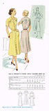 McCall 8581: 1950s Uncut Misses Shirtwaist Dress Sz 38 B Vintage Sewing Pattern