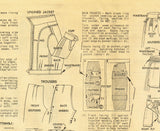 McCall's 8746: 1950s Toddler Boys Suit w Battle Jacket Sz4 Vintage Sewing Pattern - Vintage4me2