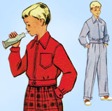 McCall's 8746: 1950s Toddler Boys Suit w Battle Jacket Sz6 Vintage Sewing Pattern - Vintage4me2