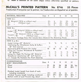 McCall's 8746: 1950s Toddler Boys Suit w Battle Jacket Sz4 Vintage Sewing Pattern